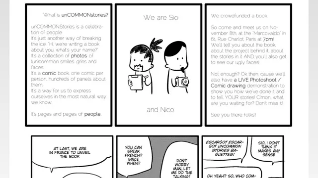 Nico e Sio_ Live Photoshoot & Comic drawing