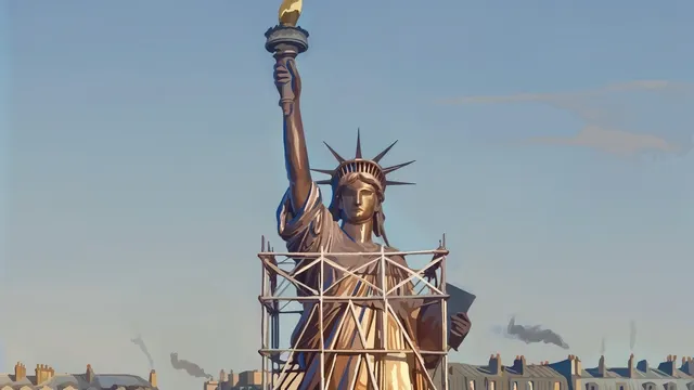 Une statue pour la liberté, le rêve de Bartholdi, de Paris à New York