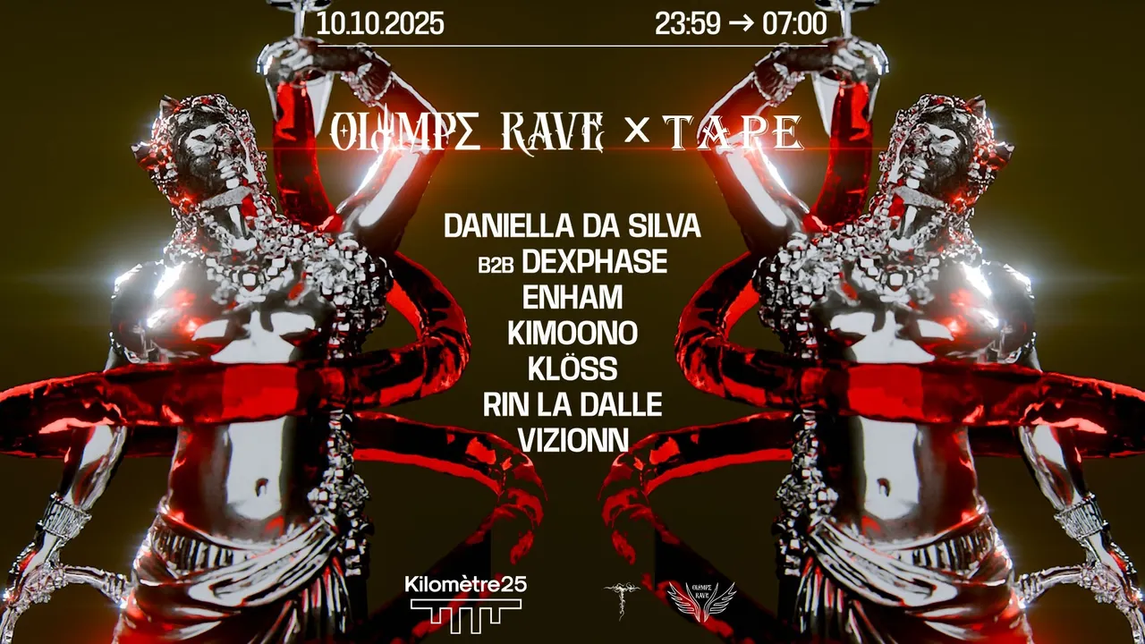 OLYMPE RAVE : VIZIONN, DEXPHASE B2B DANIELLA DA SILVA & MORE