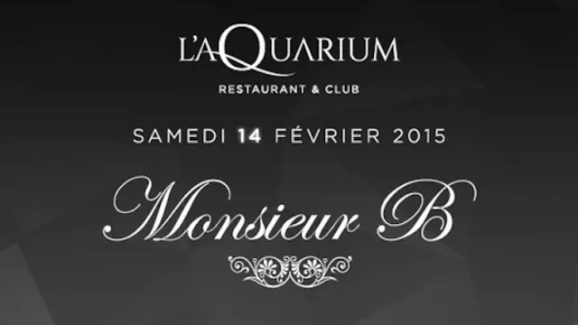 L'aQuarium avec MONSIEUR B