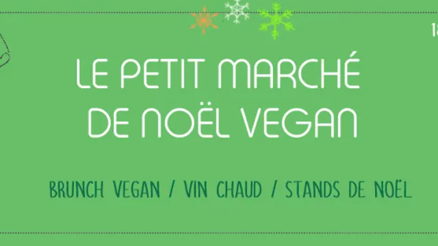 Le Petit Marché de Noël Vegan au Bar à Bulles