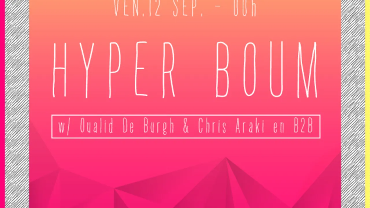 Invitation à mon HYPER BOUM