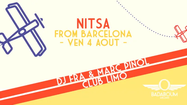 Badaboum Airlines/ Barcelona’s NITSA in Paris w/ Club Limo