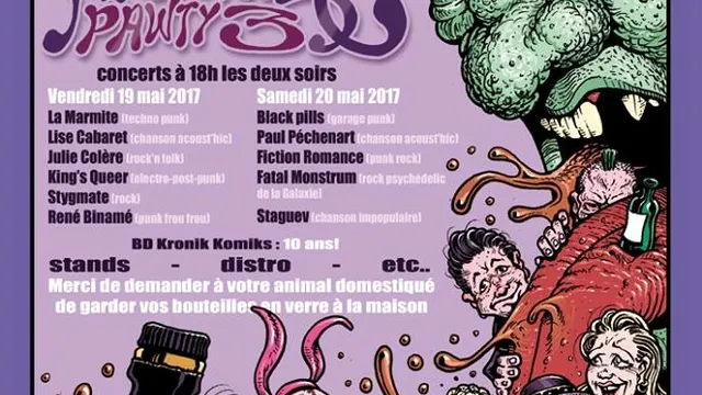 Festival 'La Der Des Der Pawty 3' fait son Cirque