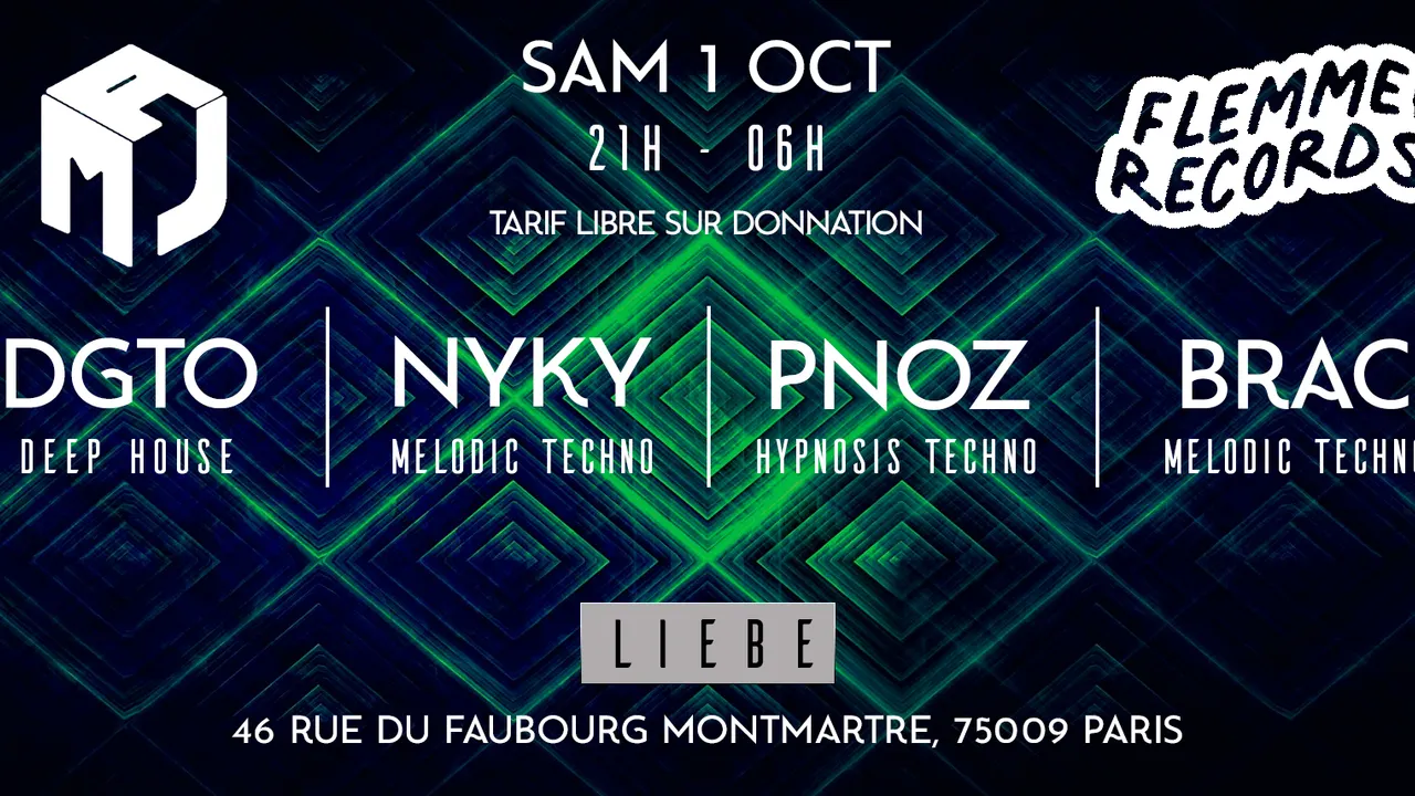 MAJ Records X Flemme Records - Liebe Paris - Deep to Techno