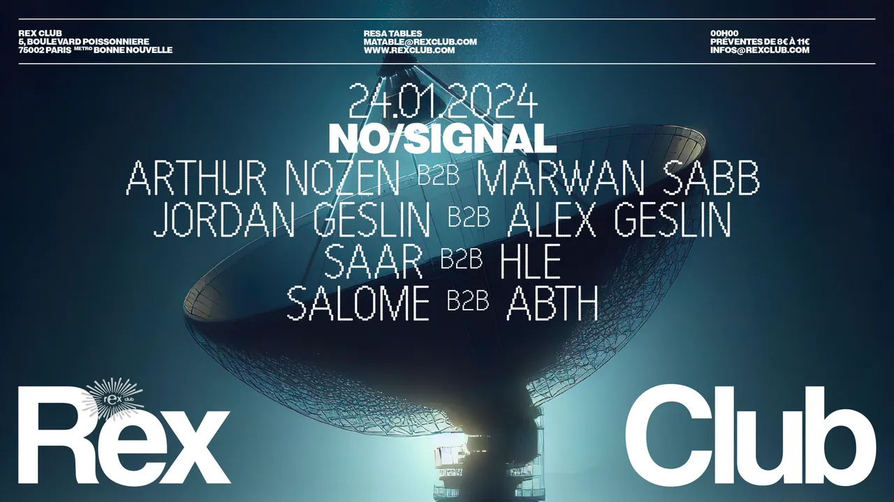 No/Signal au Rex Club
