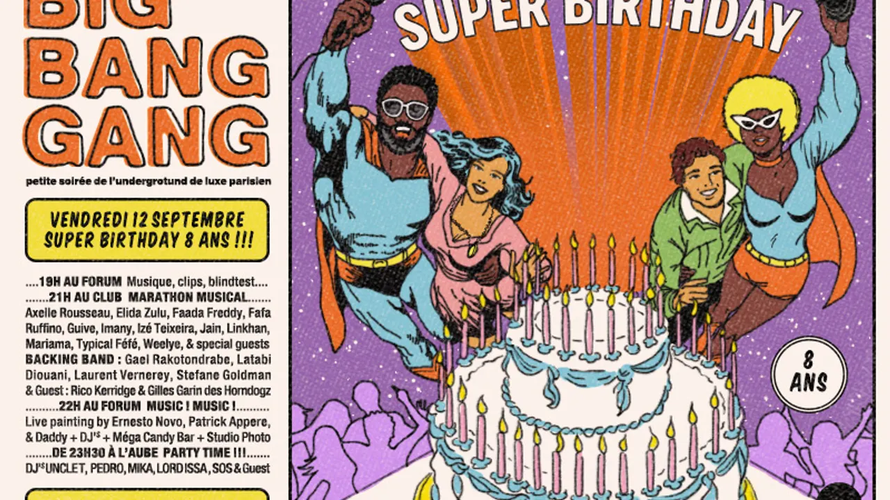 Big Bang Gang Party Super Birthday 8 ANS