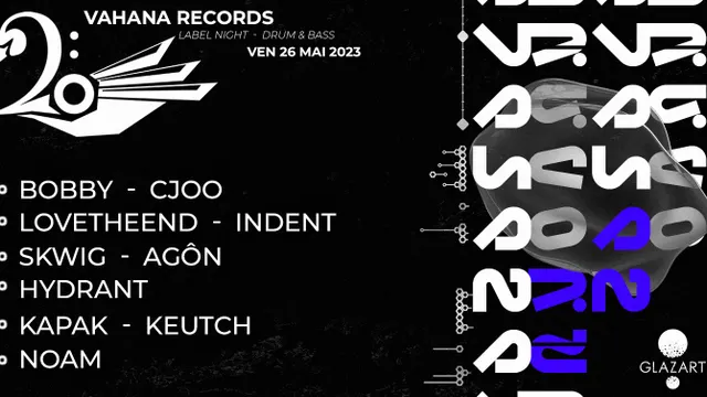 VAHANA RECORDS LABEL NIGHT – GLAZART | DRUM&BASS