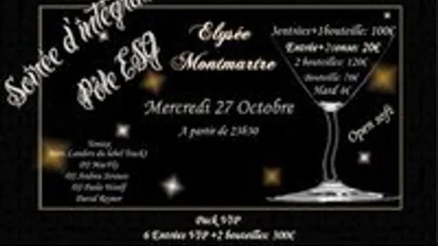 Soirée D'Intégration Pole ESG