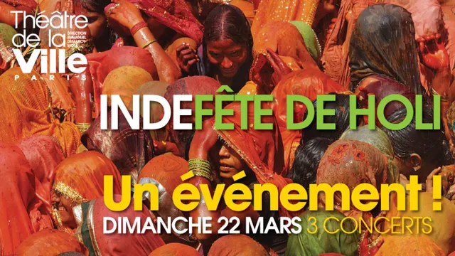 Fête de Holi au Theâtre de la Ville