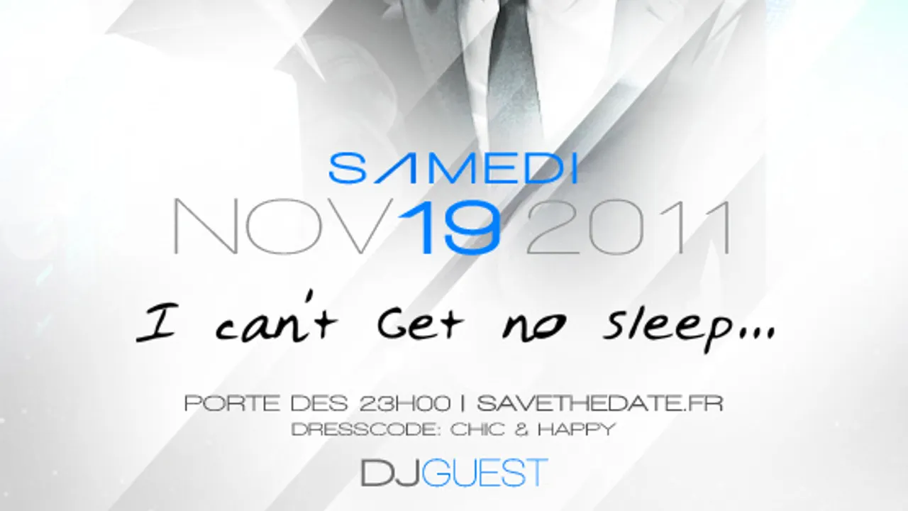I CAN'T GET NO SLEEP l DJ SHANE