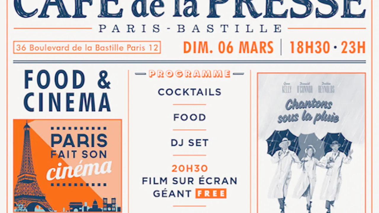 Food & Cinéma : Chantons Sous La Pluie
