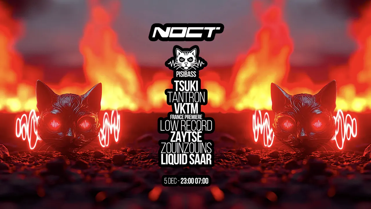 Pisibass X Noct : Tsuki - Tantron - Vktm - Low Record & More