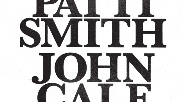 Patti Smith & John Cale en concert