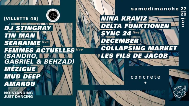 Annulé - Concrete Samedimanche: Nina Kraviz, Dj Stingray, Tin Man, Sync24