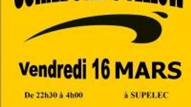 Soirée Staps Yellow