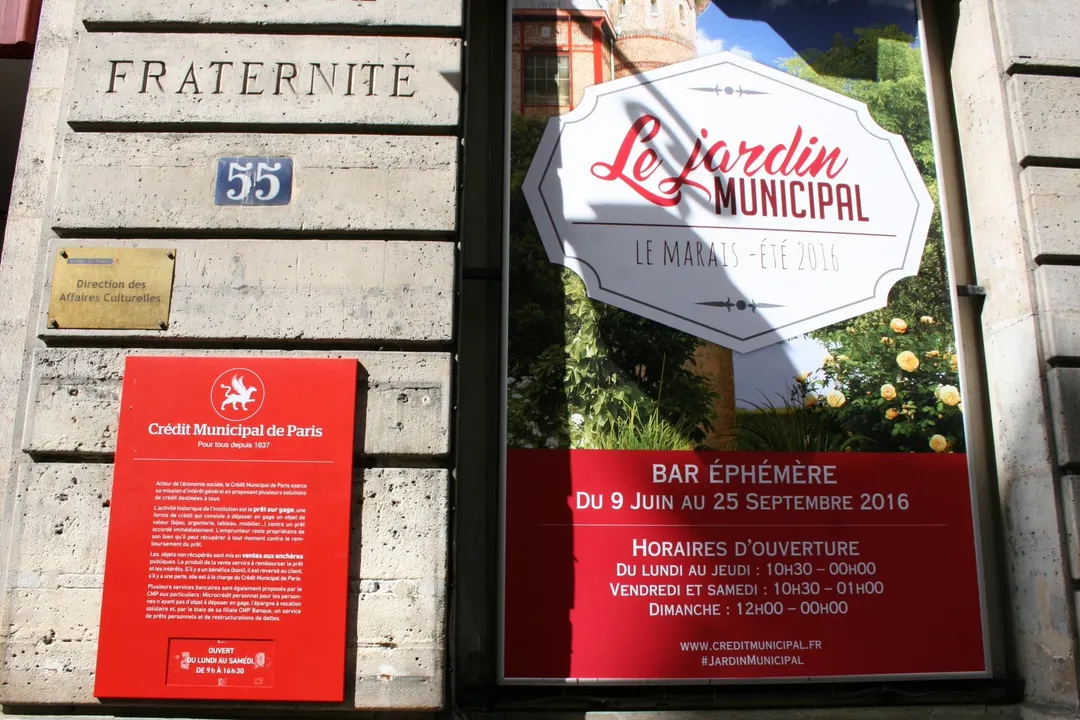 Le Jardin Municipal Bar Restaurant Paris