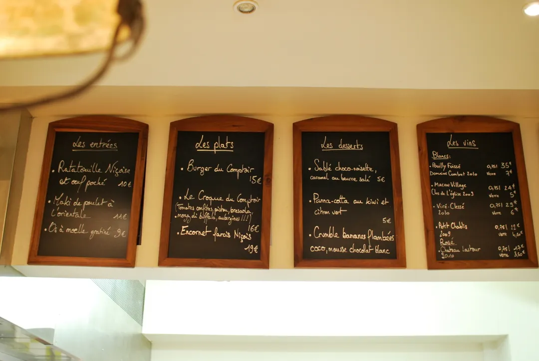 Au Comptoir de Brice Restaurant Paris