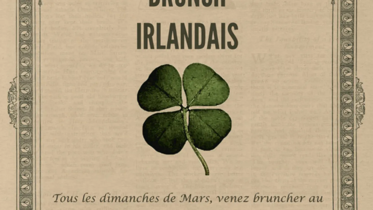 Brunch Thématique, ce mois ci BRUNCH IRLANDAIS