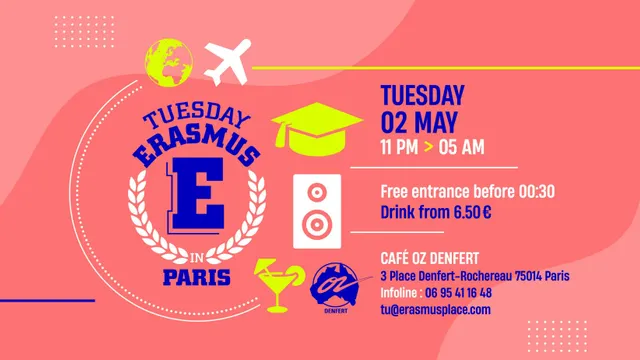 TUESDAY ERASMUS IN PARIS