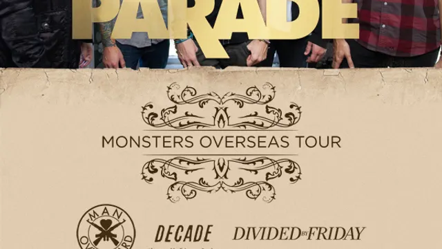 Mayday Parade + Man Overboard + Divided By Friday
