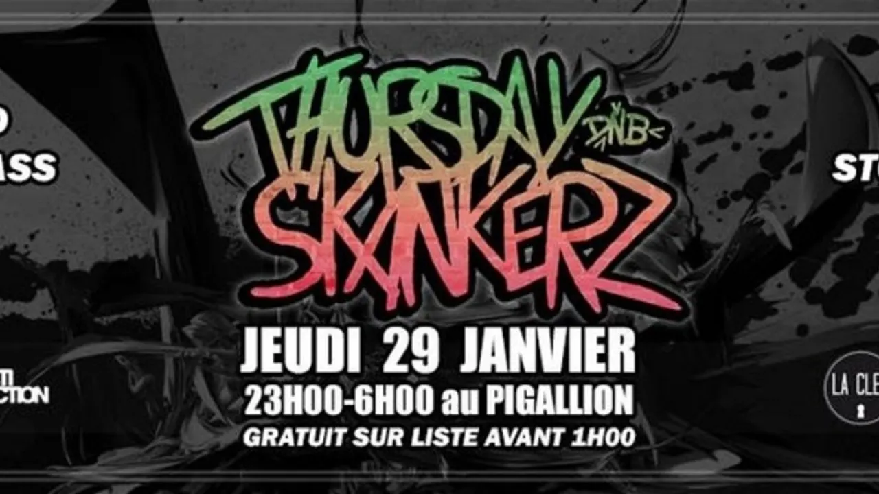THURSDAY SKANKERZ w/ VEAK, ZUDAKABASS, BONEYARD, DARLIX, INDUKTIV, STORMLIGHT