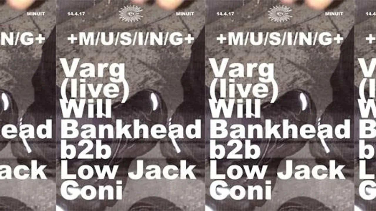 +M/U/S/I/N/G+ w/ Varg live, Will Bankhead B2B Low Jack, Coni