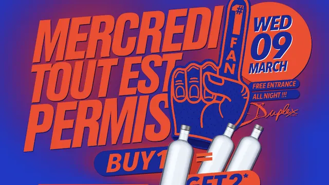 MERCREDI TOUT EST PERMIS !