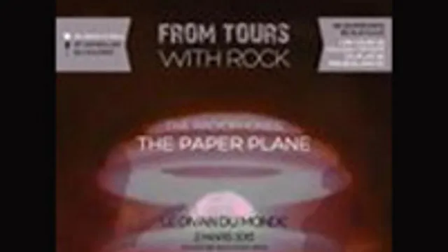 From Tours With Rock : Paper Plane + The Radiophones
