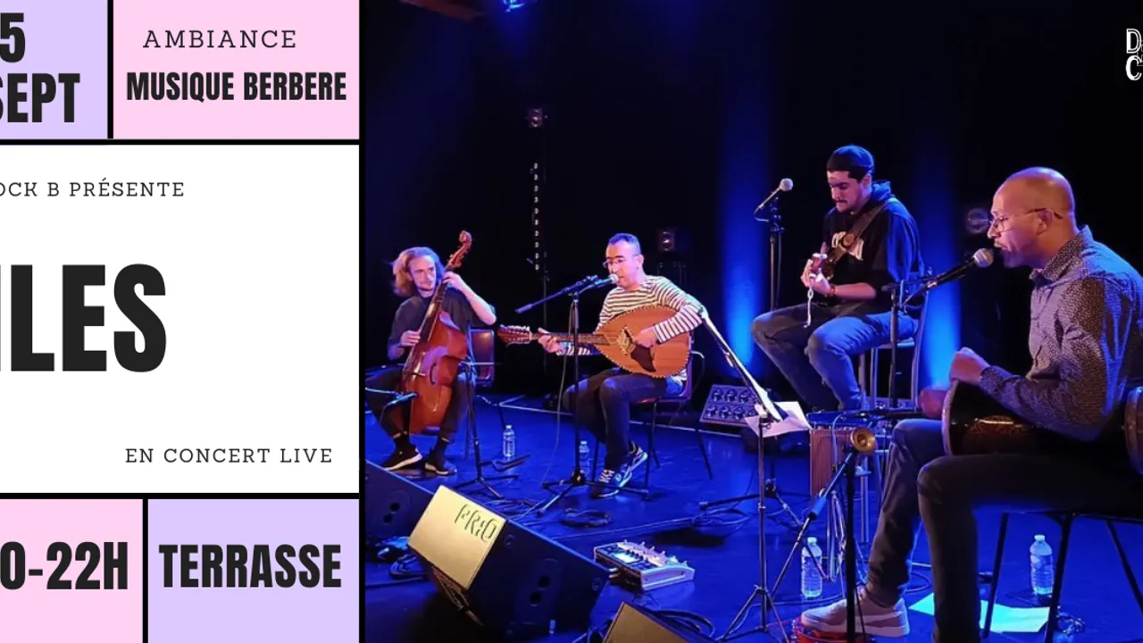 CONCERT ANNULÉ // l'été à DOCK B // Concert live en terrasse : ILES (musique berbère)
