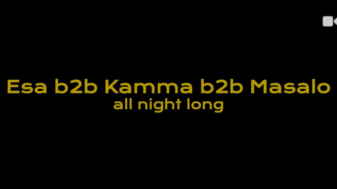 Badaboum Club : Esa b2b Kamma b2b Masalo all night long