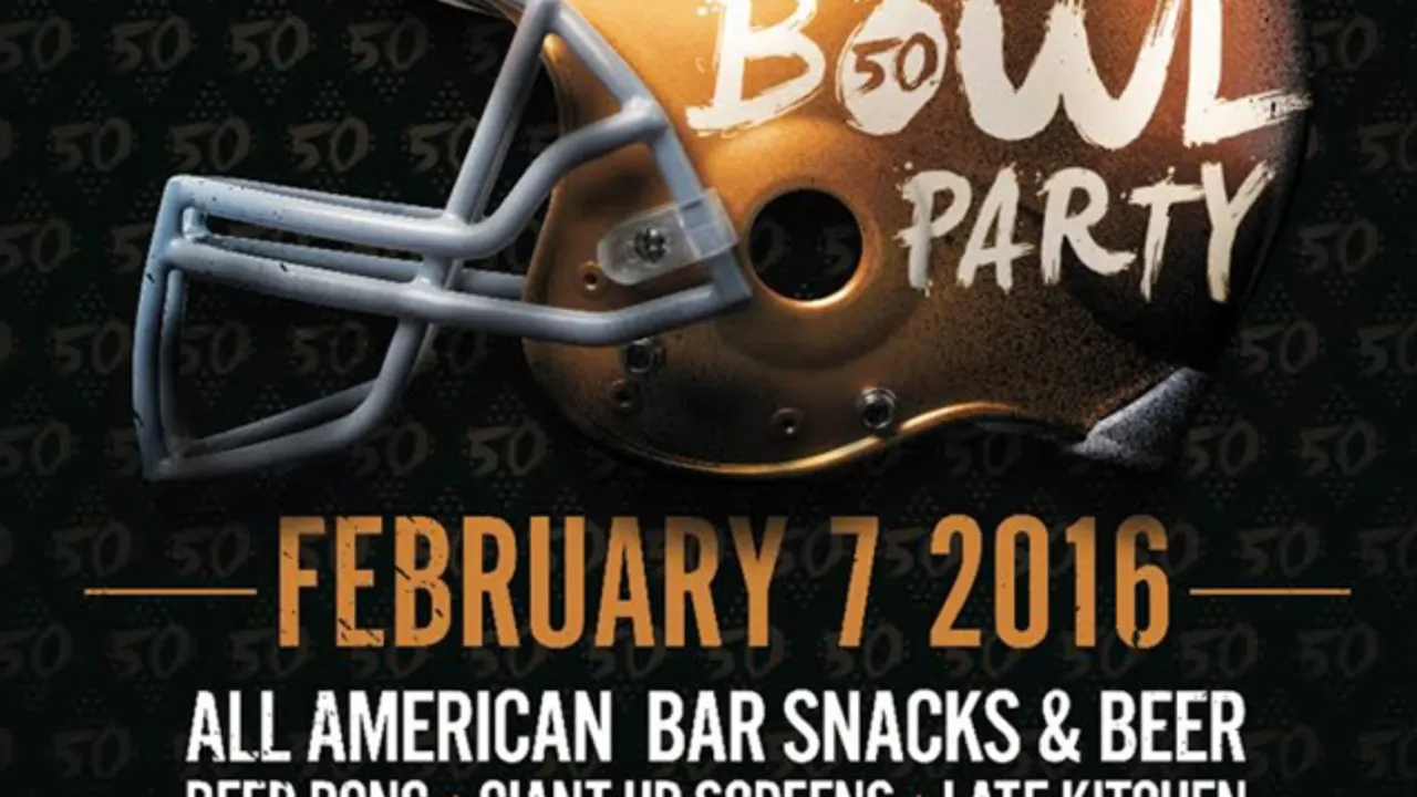 Paris' biggest Superbowl 50 Party @Belushi's Paris GDN