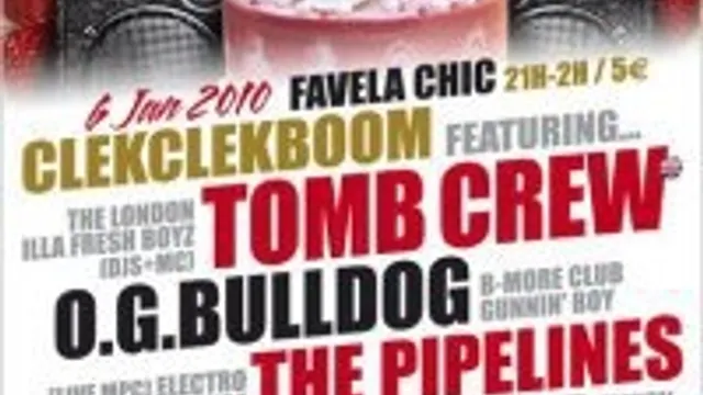 Clekclekboom @favela Chic Tchiky Al Dente Birthday