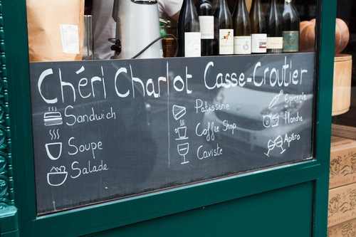Chéri Charlot Restaurant Shop Paris