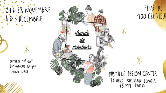 Bande de créateurs Noël - Bastille Design Center