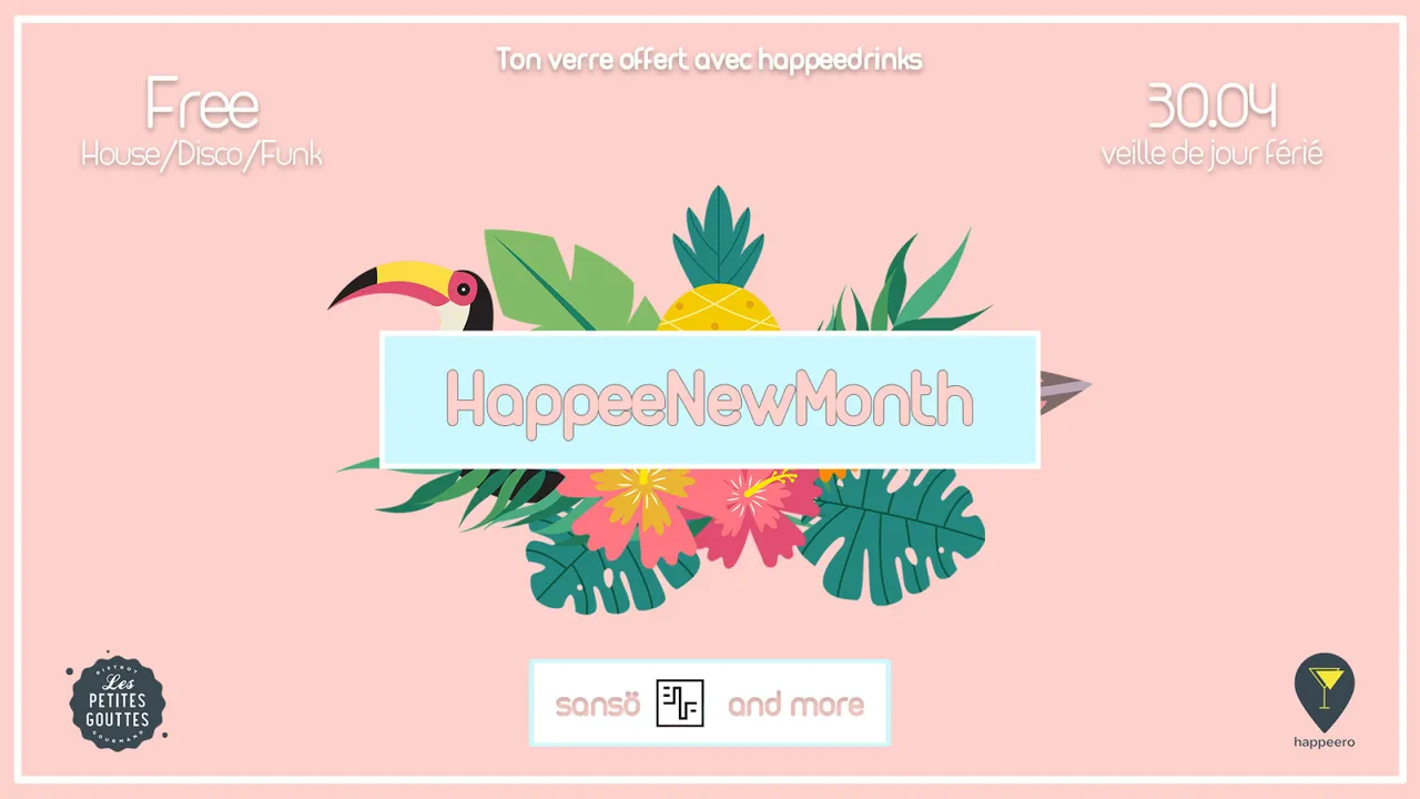HappeeNewMonth #1 : Fruit Your Funk @Les Petites Gouttes