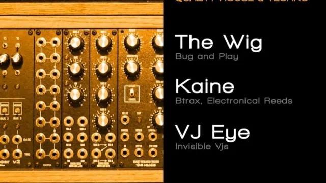 Analog avec The Wig, Kaine et Vj Eye