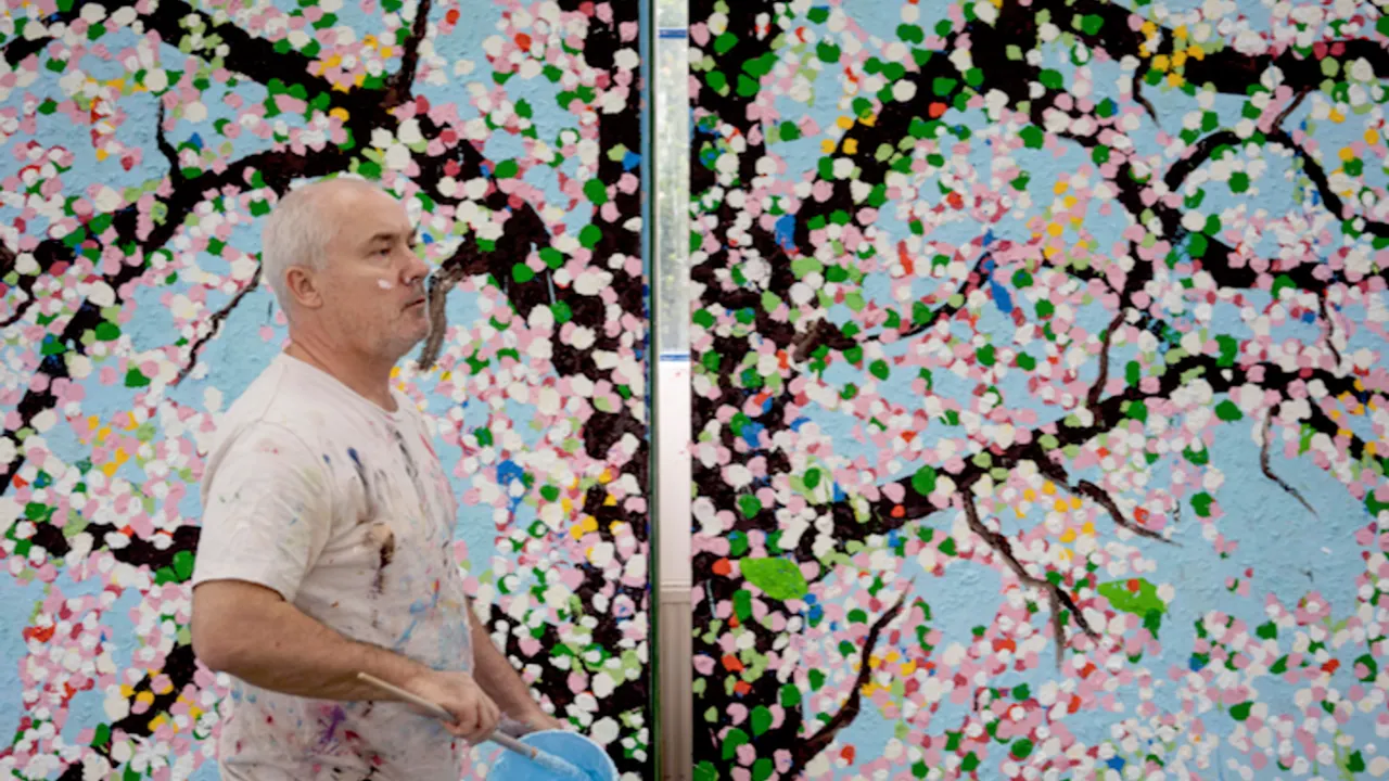DAMIEN HIRST, CERISIERS EN FLEURS