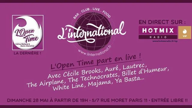 L'Open Time Part En Live !