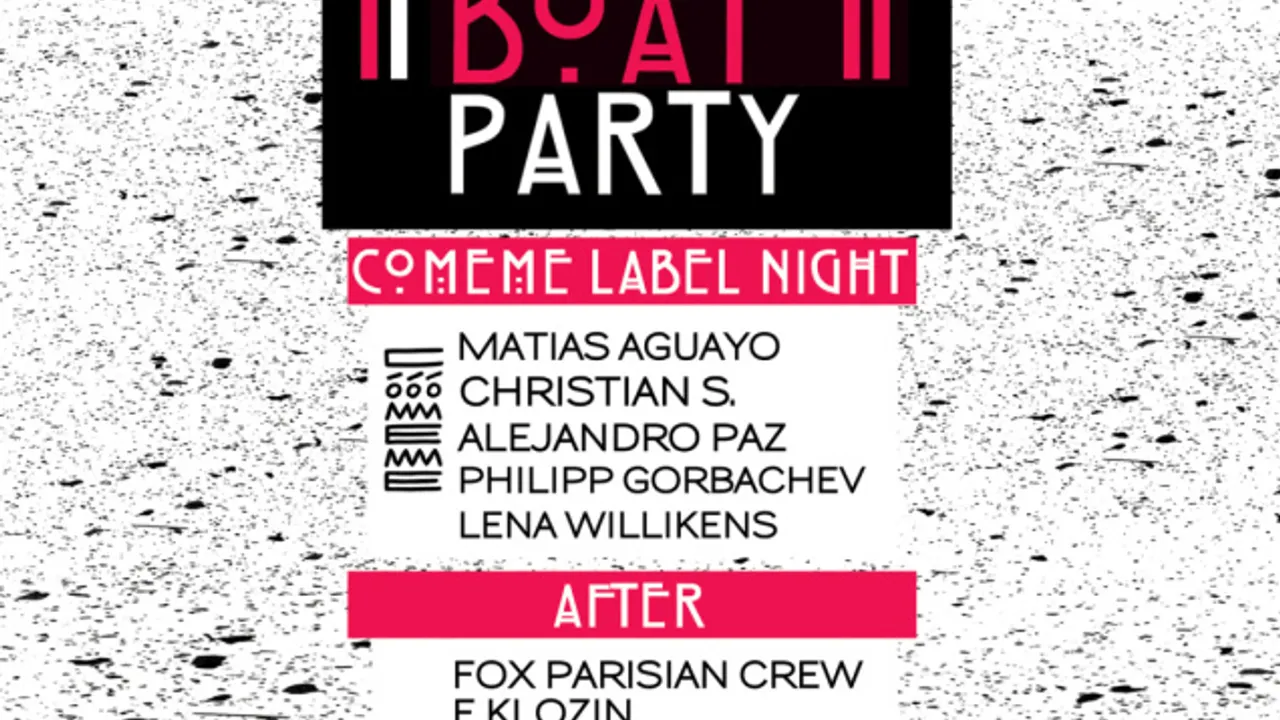 BoomBoomBoat Party