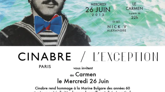 Cinabre X L'Exception