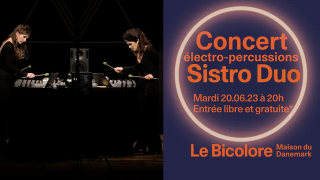 Concert électro-percussions : Sistro Duo