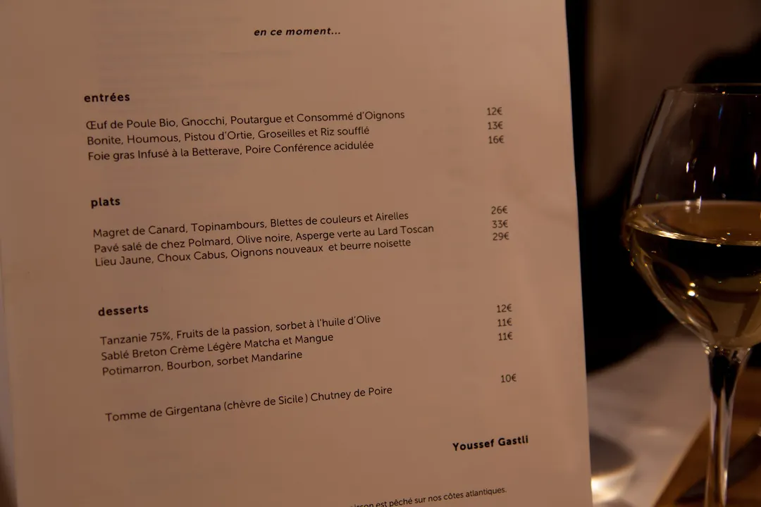 Plume Restaurant Paris