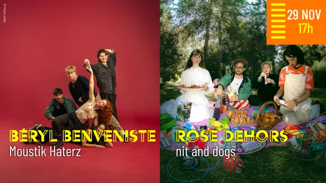 Béryl Benveniste / Moustik Haterz & Rose Dehors / nit and dogs