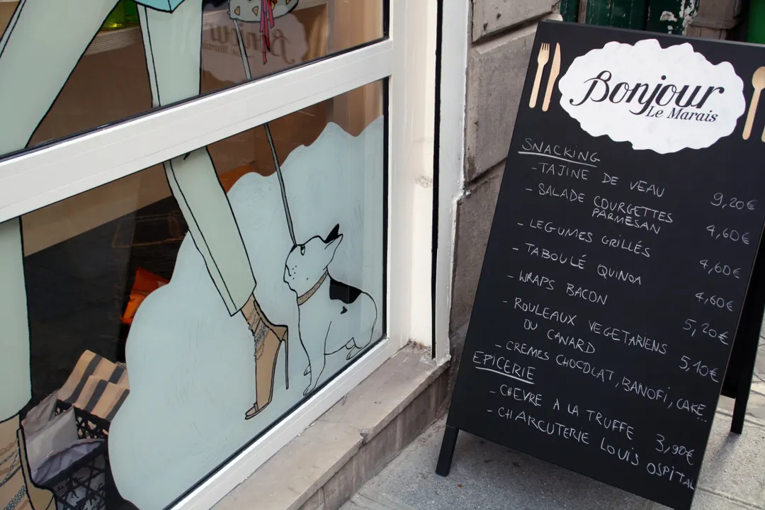Bonjour Le Marais Restaurant Shop Paris