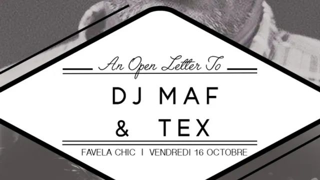 AN OPEN LETTER TO DJ MAF FEAT TEX