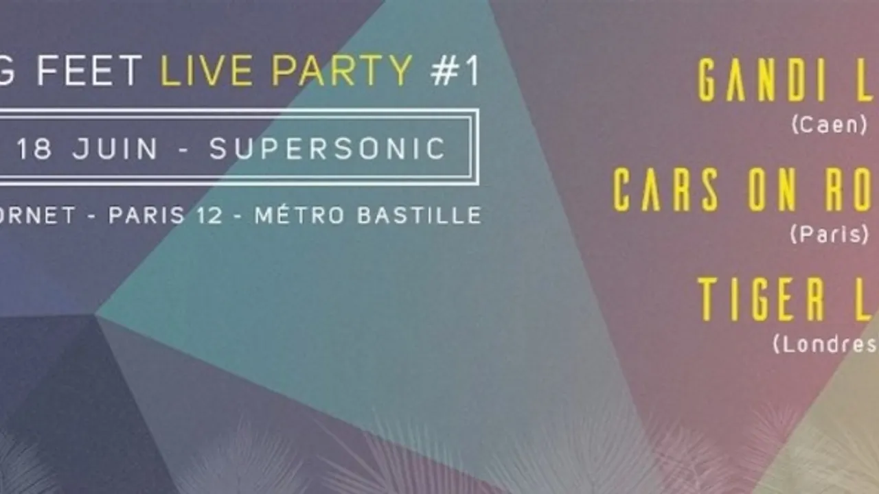 Gandi Lake • Cars On Rooftops • Tiger Lion // DANCING FEET LIVE PARTY