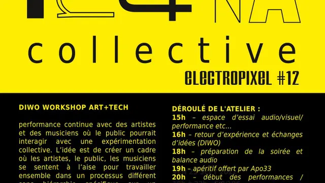 Electropixel 12 - Diwo workshop Art+tech - Mains D'oeuvres