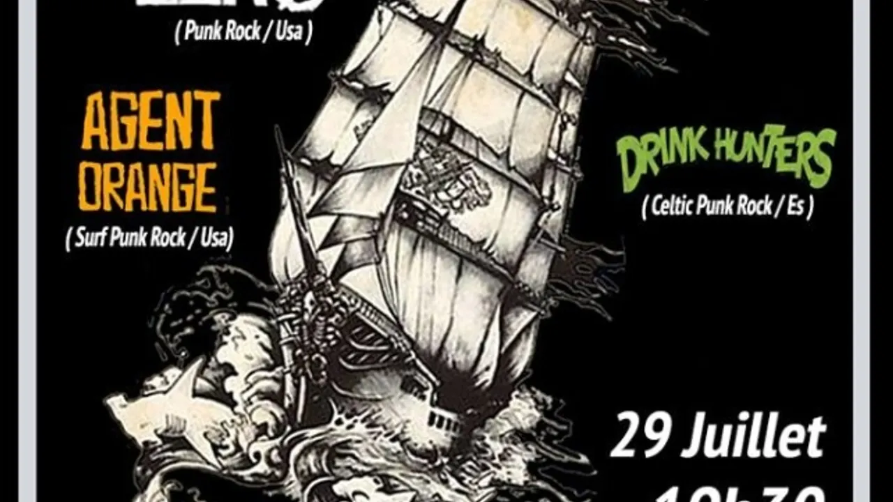 The Real McKenzies + Authority Zero + Agent Orange + Drink Hunters