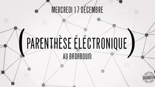 (Parenthèse électronique)
